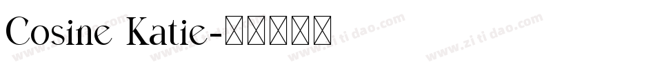Cosine Katie字体转换